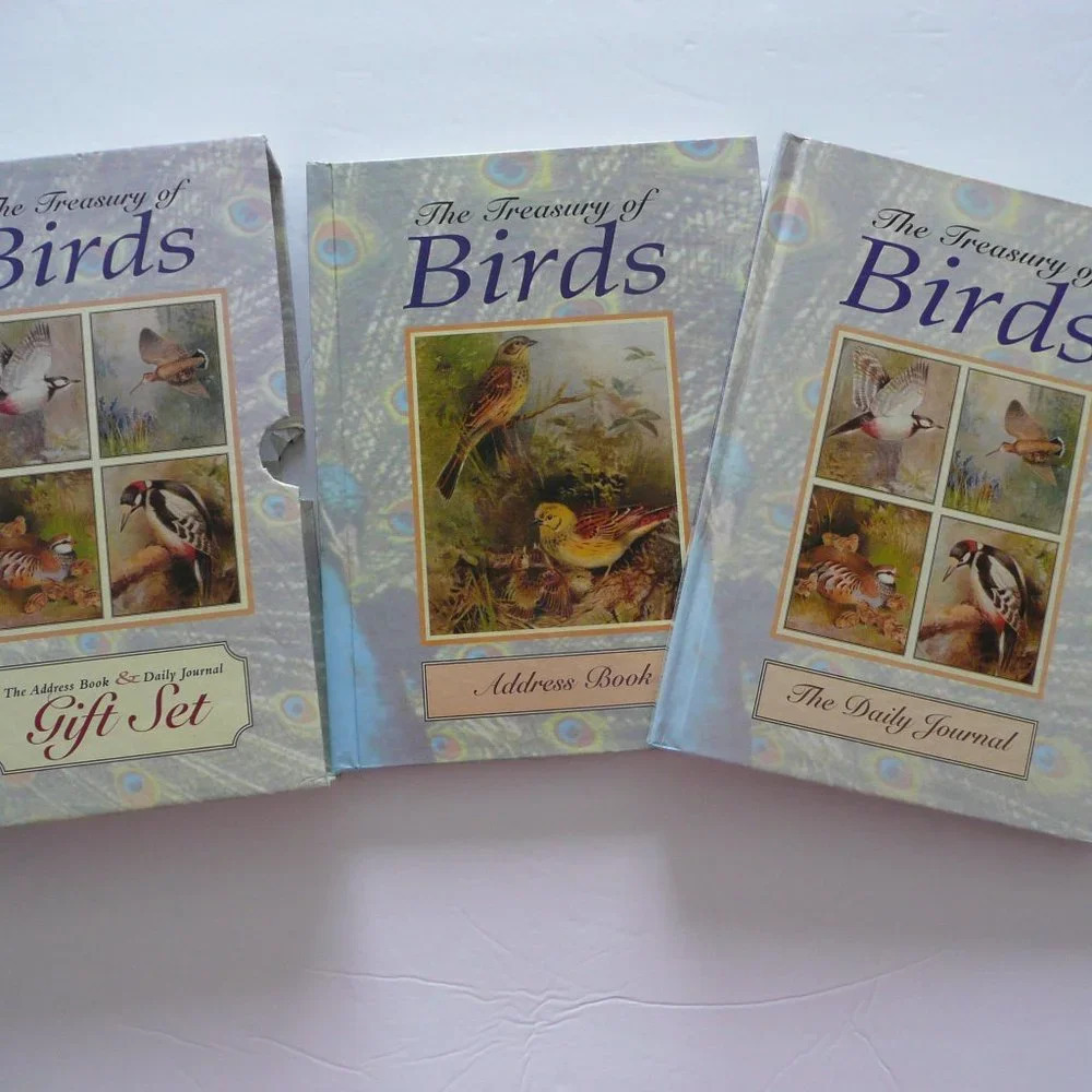 The Treasury of Birds Gift Set The Address Book and Daily Journal Hardcover